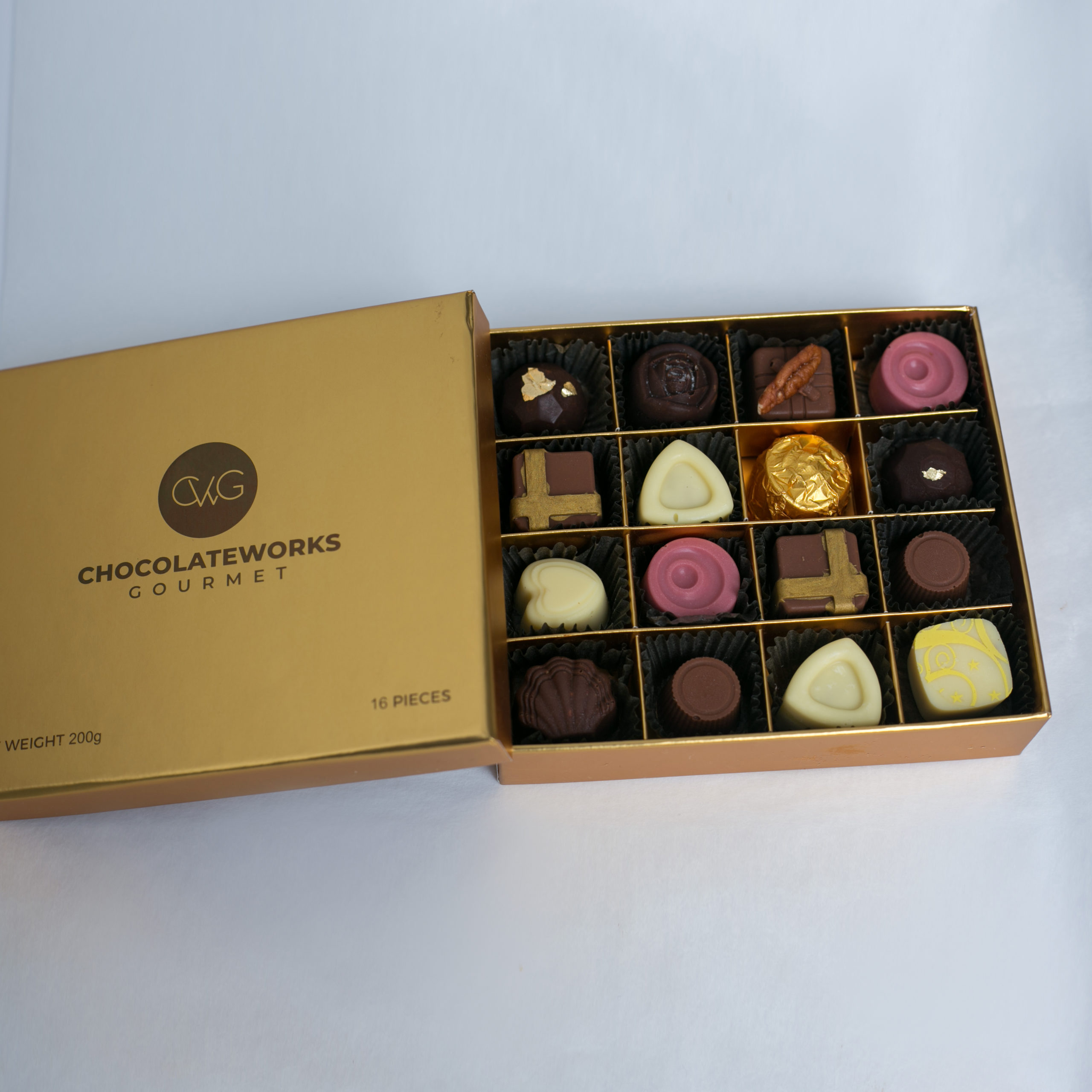 Luxury Gourmet Chocolate Assortment - Box of 16