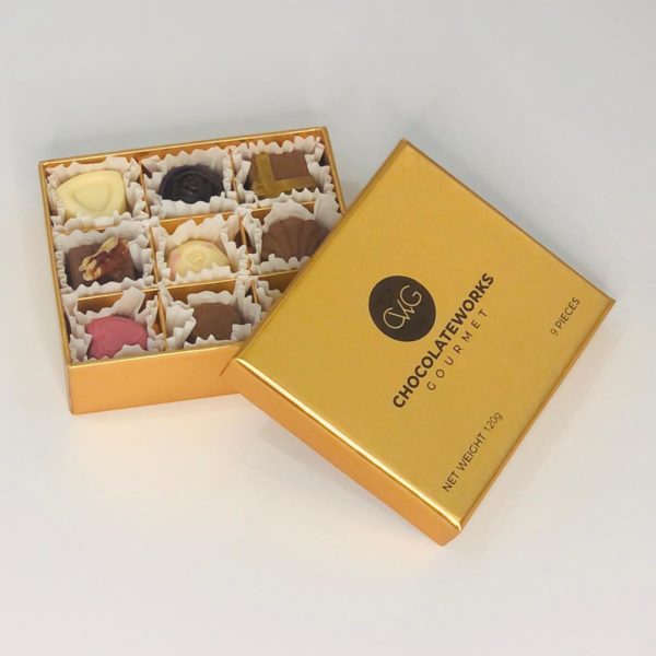 Luxury Gourmet Chocolate Assortment - Box of 9